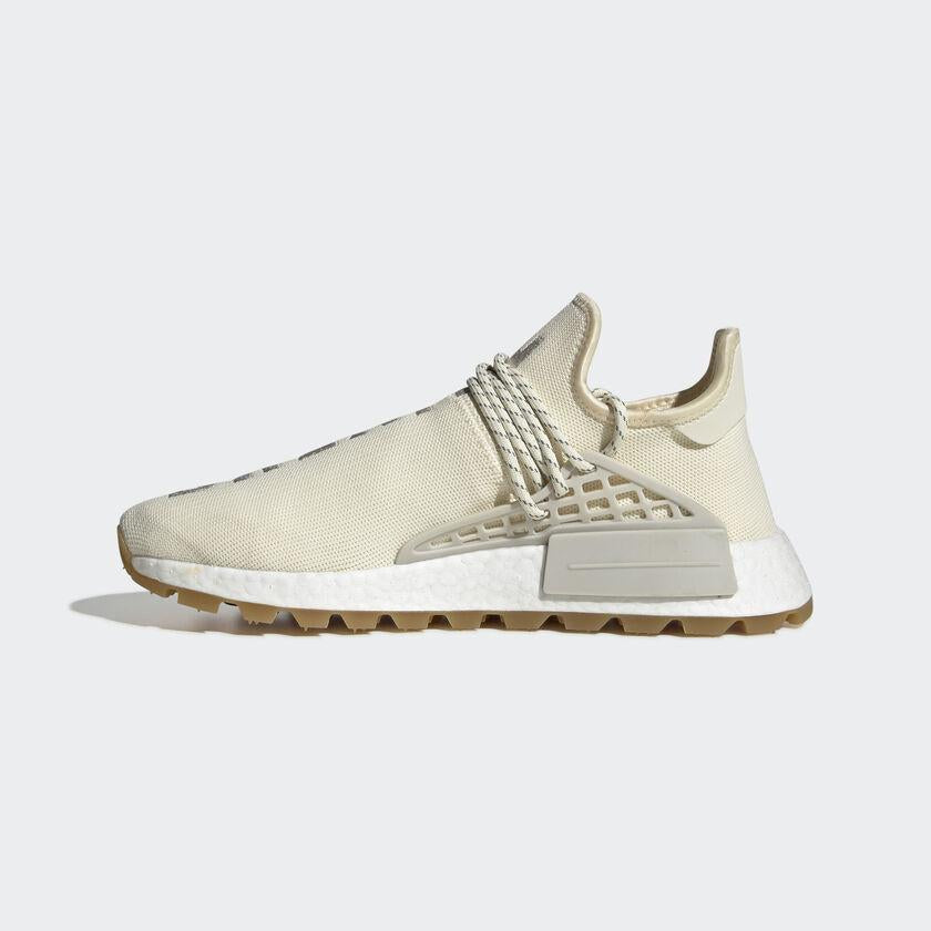 PHARRELL WILLIAMS HU NMD PROUD SHOES – Cream